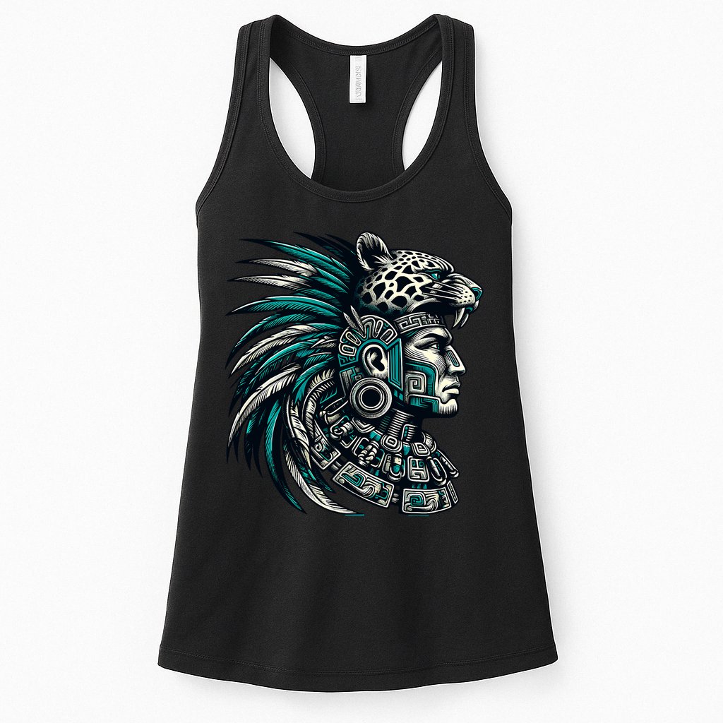 Aztec Warrior Jaguar Womens Tank Top