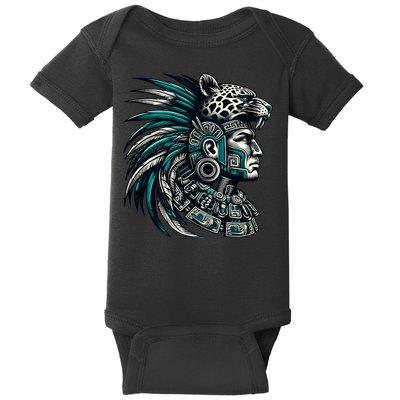 Aztec Warrior Jaguar Baby Bodysuit