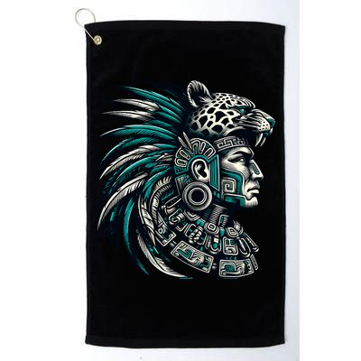Aztec Warrior Jaguar Golf Towel