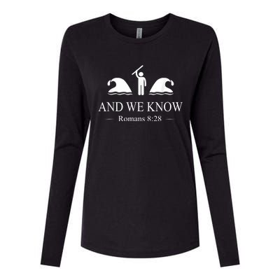 And We Know Romans Womens Cotton Relaxed Long Sleeve T-Shirt