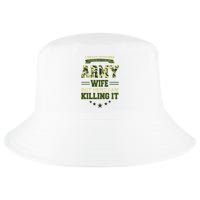 Army Wife Killing It Quote Cool Comfort Performance Bucket Hat