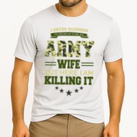 Army Wife Killing It Quote Cooling Performance Crew T-Shirt