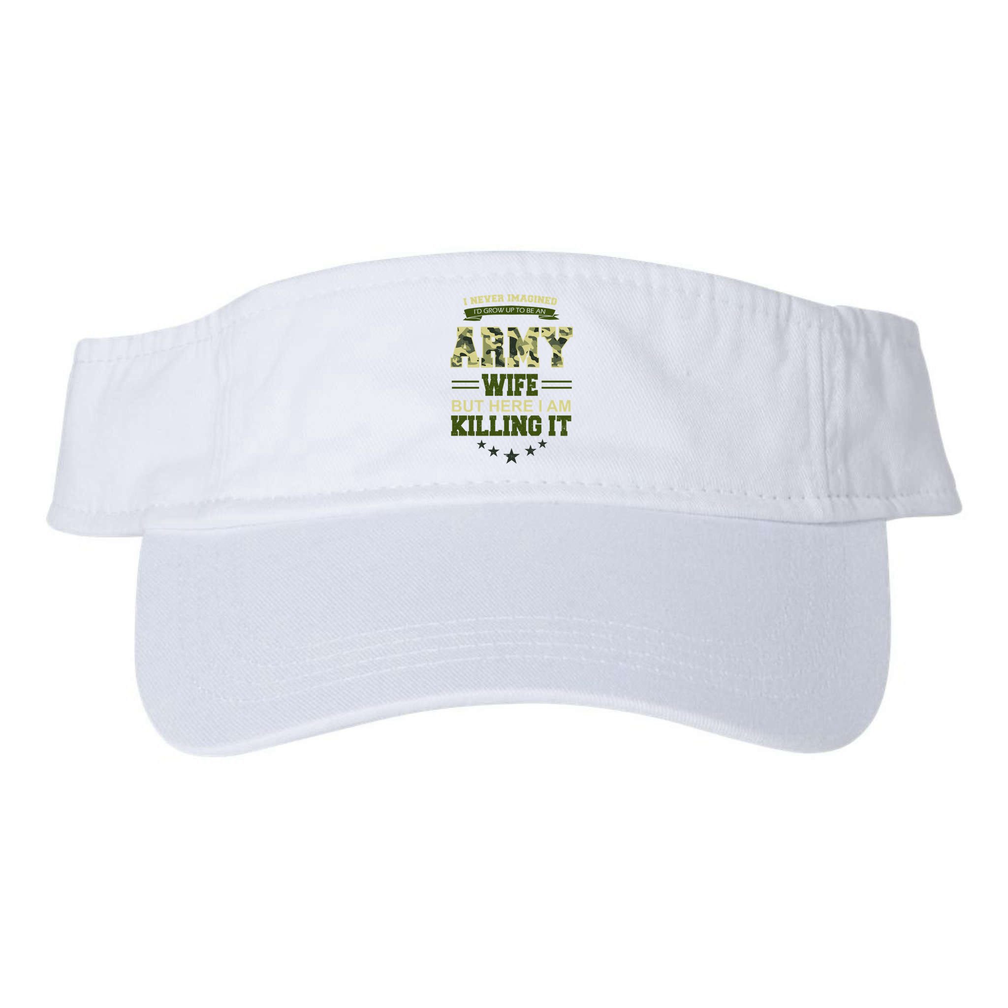 Army Wife Killing It Quote Visor
