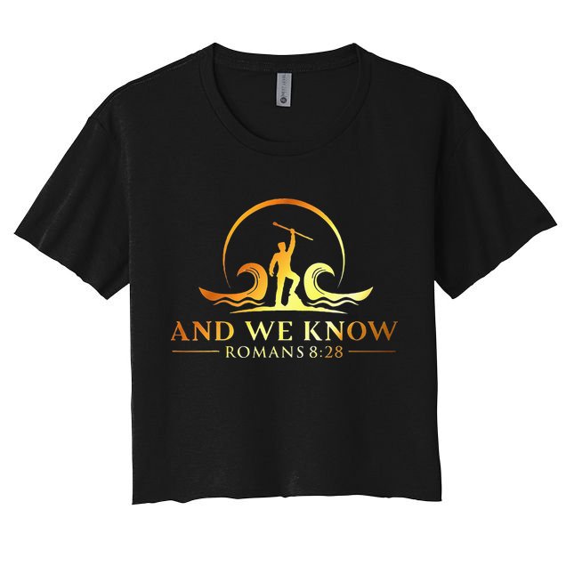 And We Know Romans 828 Bible Verse Christian Costume Crop Top