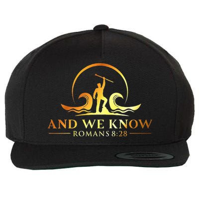 And We Know Romans 828 Bible Verse Christian Costume Wool Snapback Cap