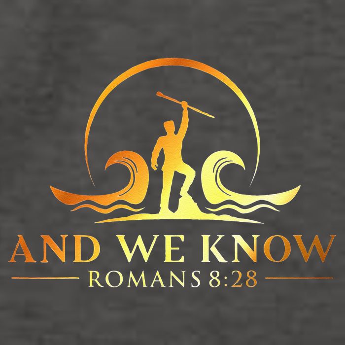 And We Know Romans 828 Bible Verse Christian Costume Vector Backpack