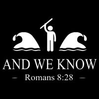 And We Know Romans 828 Bible Verse Christian 16 in Basic Backpack