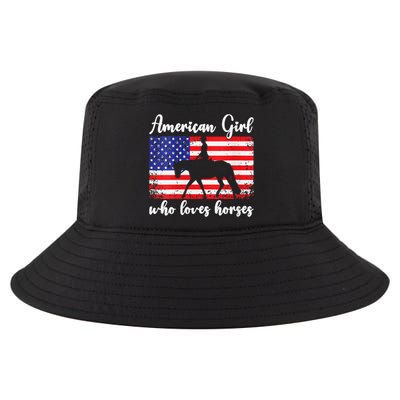 American  who loves horses dressage rider Cool Comfort Performance Bucket Hat