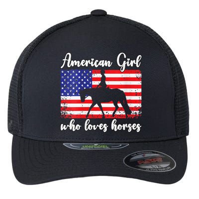 American  who loves horses dressage rider Flexfit Unipanel Trucker Cap