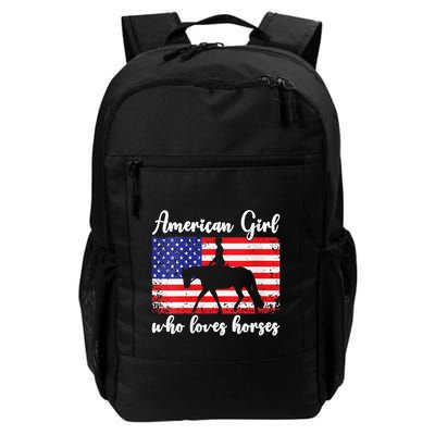 American  who loves horses dressage rider Backpack
