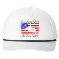 American  who loves horses dressage rider Snapback Five-Panel Rope Hat