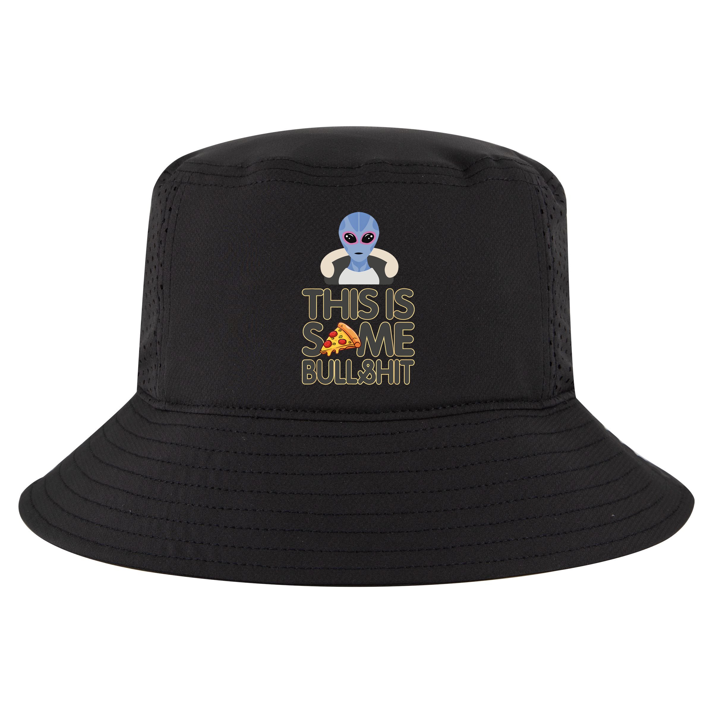Alien Who Likes Pizza Ufo Alien Colorado Fun Cool Comfort Performance Bucket Hat