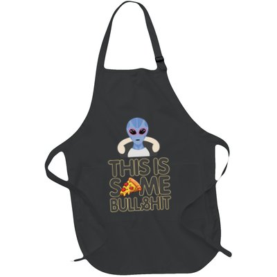 Alien Who Likes Pizza Ufo Alien Colorado Fun Apron