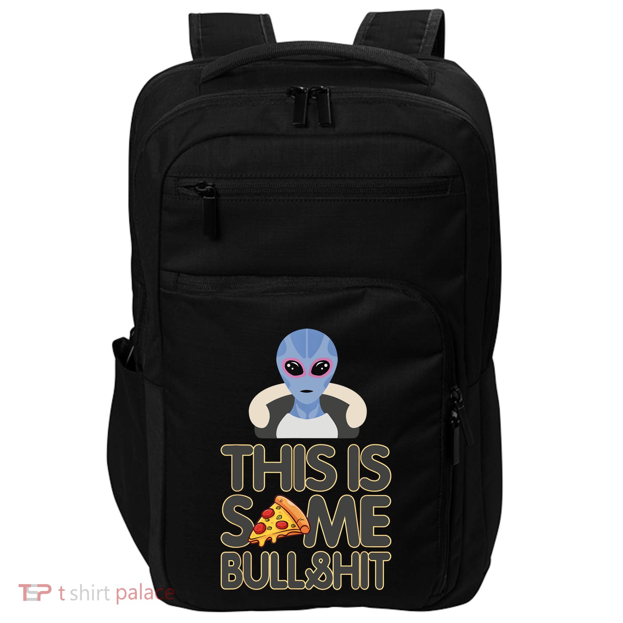 Alien Who Likes Pizza Ufo Alien Colorado Fun Impact Tech Backpack