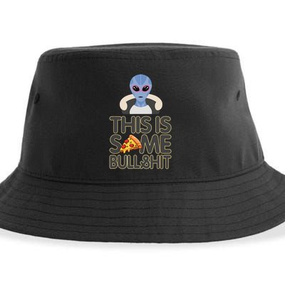 Alien Who Likes Pizza Ufo Alien Colorado Fun Sustainable Bucket Hat