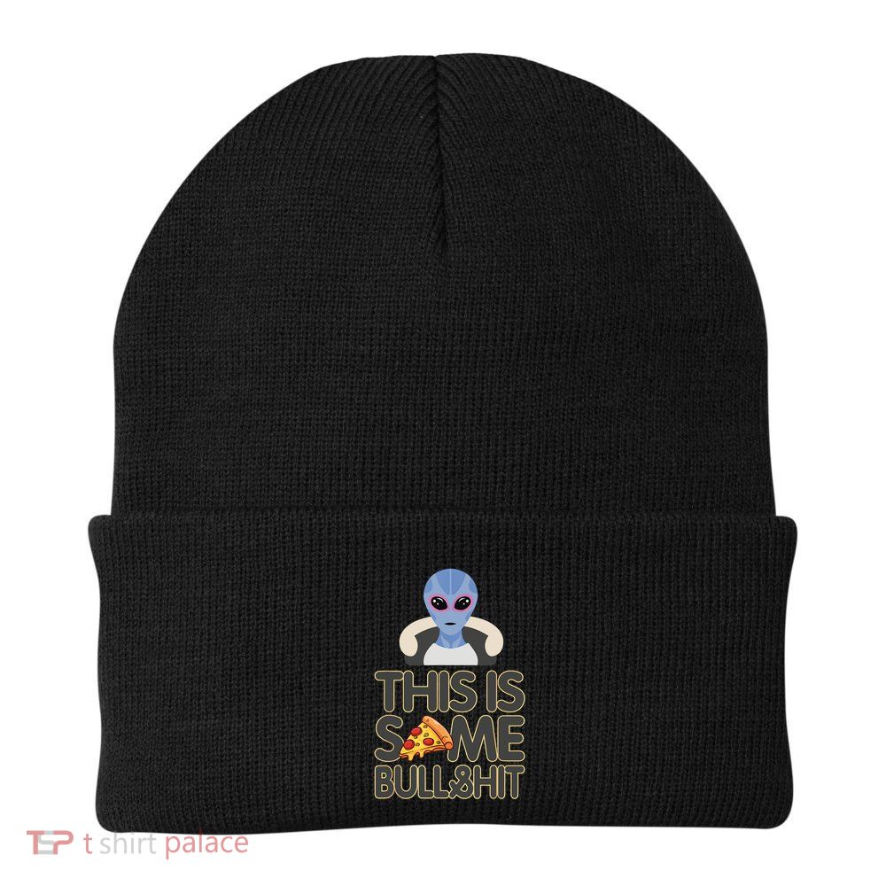 Alien Who Likes Pizza Ufo Alien Colorado Fun Beanie