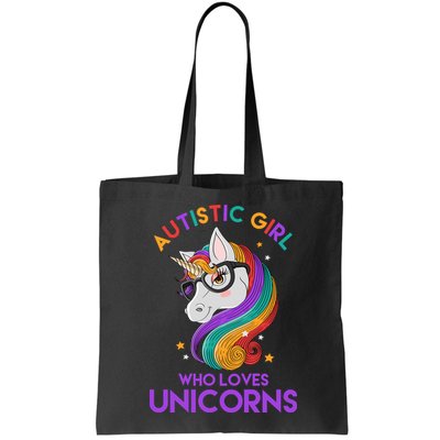 Autistic Who Loves Unicorns Bag