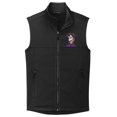 Autistic Who Loves Unicorns Collective Smooth Fleece Vest