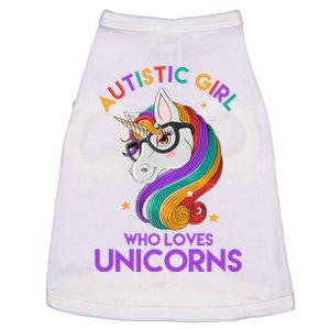 Autistic Who Loves Unicorns Doggie Tank