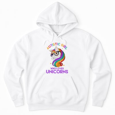 Autistic Who Loves Unicorns Hoodie