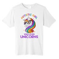 Autistic Who Loves Unicorns Tall Fusion ChromaSoft Performance T-Shirt