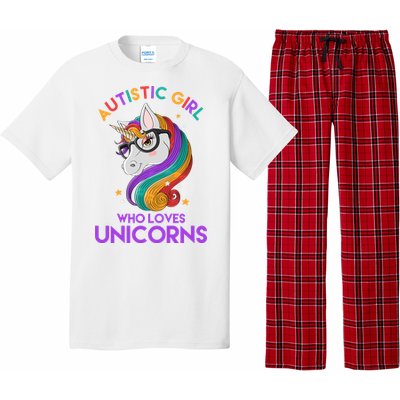 Autistic Who Loves Unicorns Pajama Set