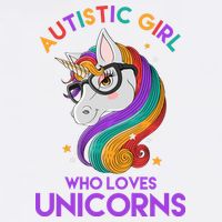 Autistic Who Loves Unicorns Flatbill Hat