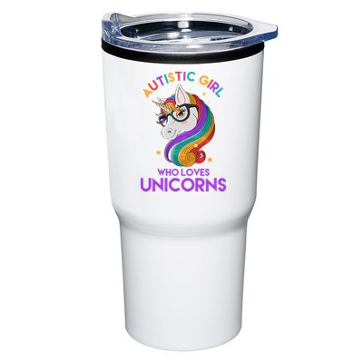Autistic Who Loves Unicorns Tumbler