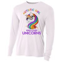 Autistic Who Loves Unicorns Cooling Performance Long Sleeve Crew