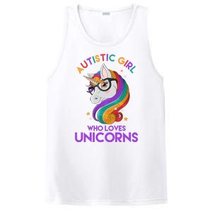 Autistic Who Loves Unicorns PosiCharge Competitor Tank