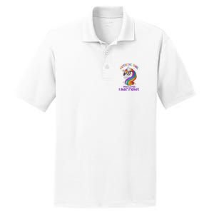 Autistic Who Loves Unicorns PosiCharge RacerMesh Polo