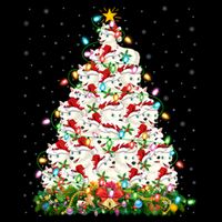 Arctic Wolf Lover Xmas Lights Arctic Wolf Christmas Tree Toddler T-Shirt