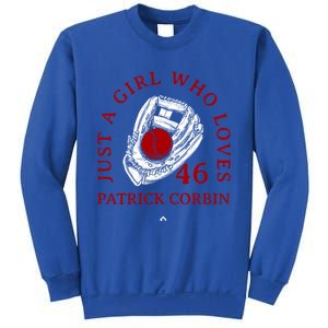 A Who Loves Patrick Corbin Friend Baseball Fan Gift Sweatshirt