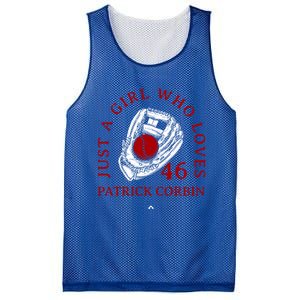 A Who Loves Patrick Corbin Friend Baseball Fan Gift Mesh Reversible Basketball Jersey Tank