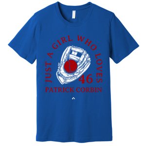 A Who Loves Patrick Corbin Friend Baseball Fan Gift Premium T-Shirt