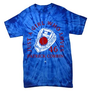 A Who Loves Patrick Corbin Friend Baseball Fan Gift Tie-Dye T-Shirt