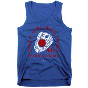 A Who Loves Patrick Corbin Friend Baseball Fan Gift Tank Top