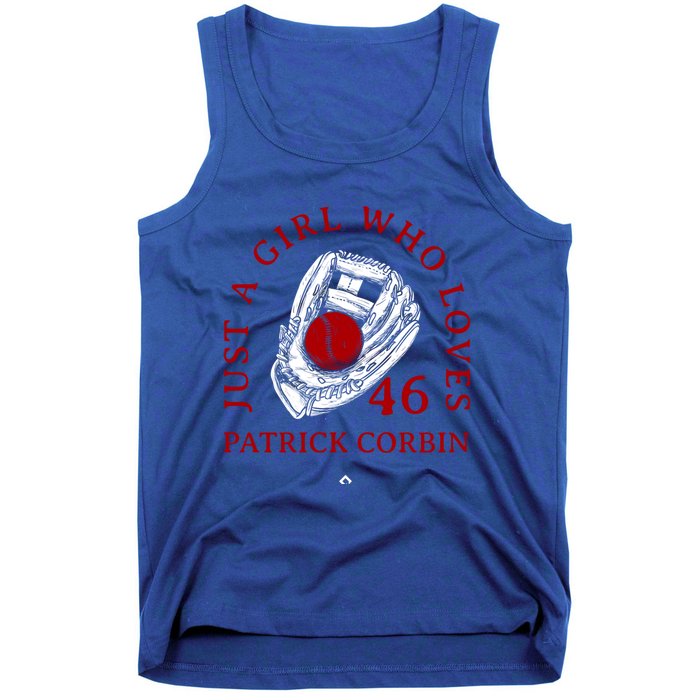 A Who Loves Patrick Corbin Friend Baseball Fan Gift Tank Top