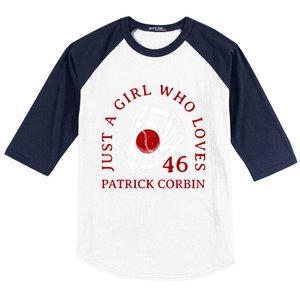 A Who Loves Patrick Corbin Friend Baseball Fan Gift Baseball Sleeve Shirt