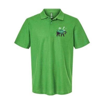 Animal Wild Life Forest Double Exposure Polo
