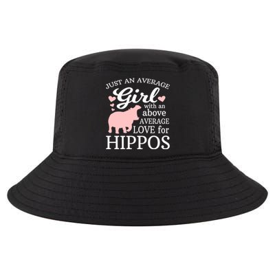 Average Who Loves Hippos Gift Hippopotamus Funny Gift Cool Comfort Performance Bucket Hat