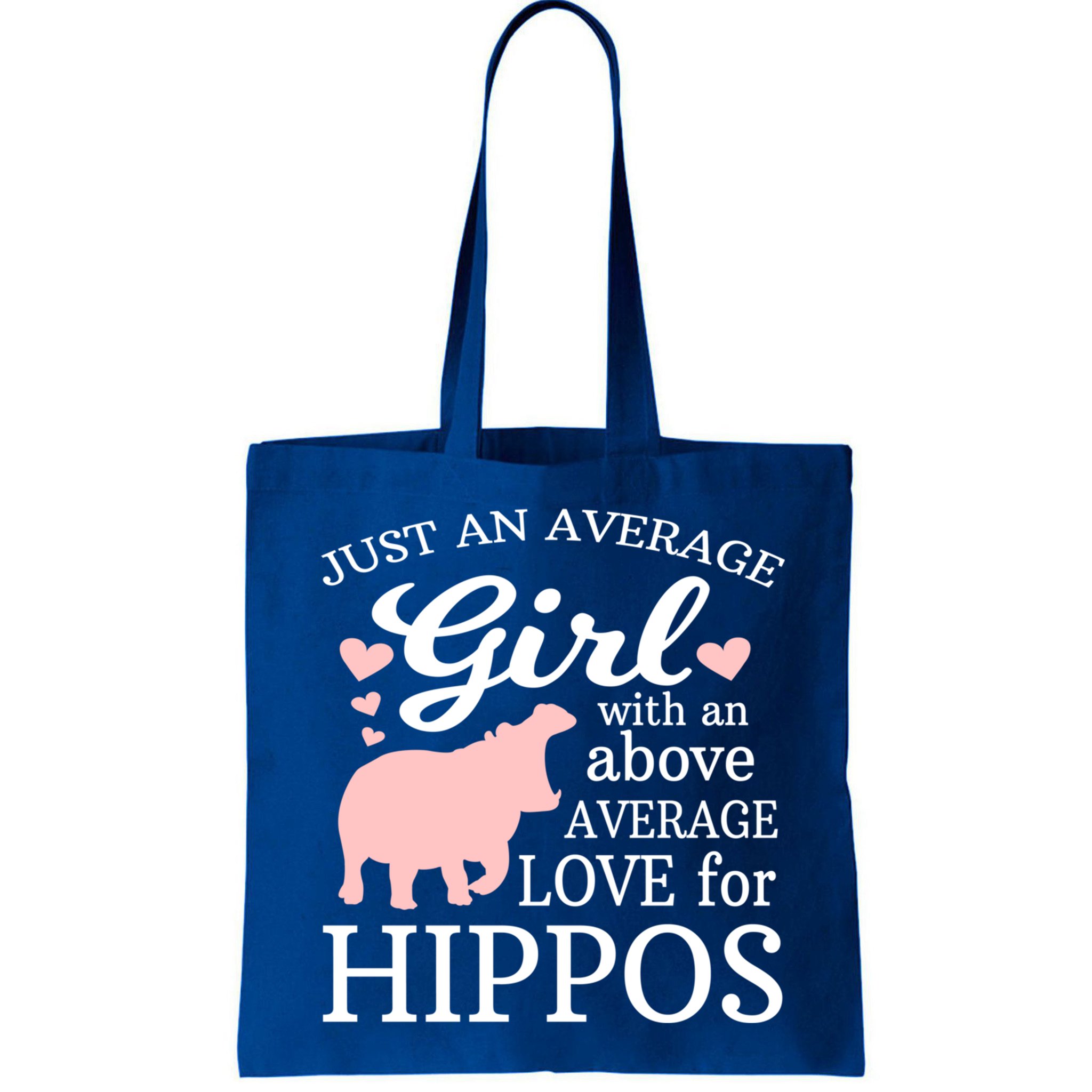 Average Who Loves Hippos Gift Hippopotamus Funny Gift Bag