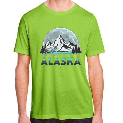 Alaska Wilderness Moose Moon Adult ChromaSoft Performance T-Shirt