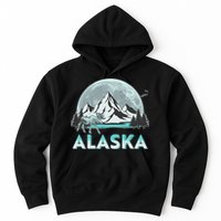 Alaska Wilderness Moose Moon Hoodie
