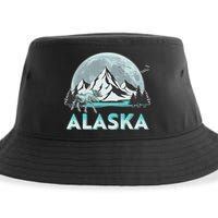 Alaska Wilderness Moose Moon Sustainable Bucket Hat