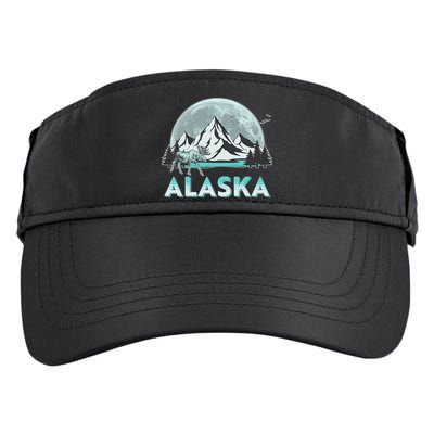 Alaska Wilderness Moose Moon Adult Drive Performance Visor