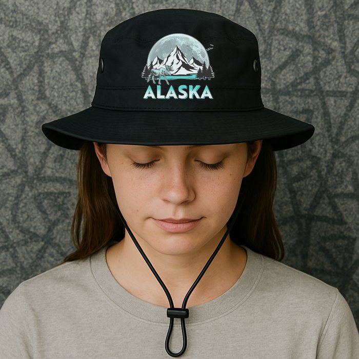 Alaska Wilderness Moose Moon Legacy Cool Fit Booney Bucket Hat