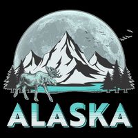 Alaska Wilderness Moose Moon Legacy Cool Fit Booney Bucket Hat