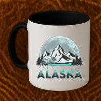 Alaska Wilderness Moose Moon Mug