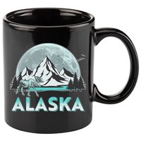 Alaska Wilderness Moose Moon 11oz C Handle Ceramic Mug